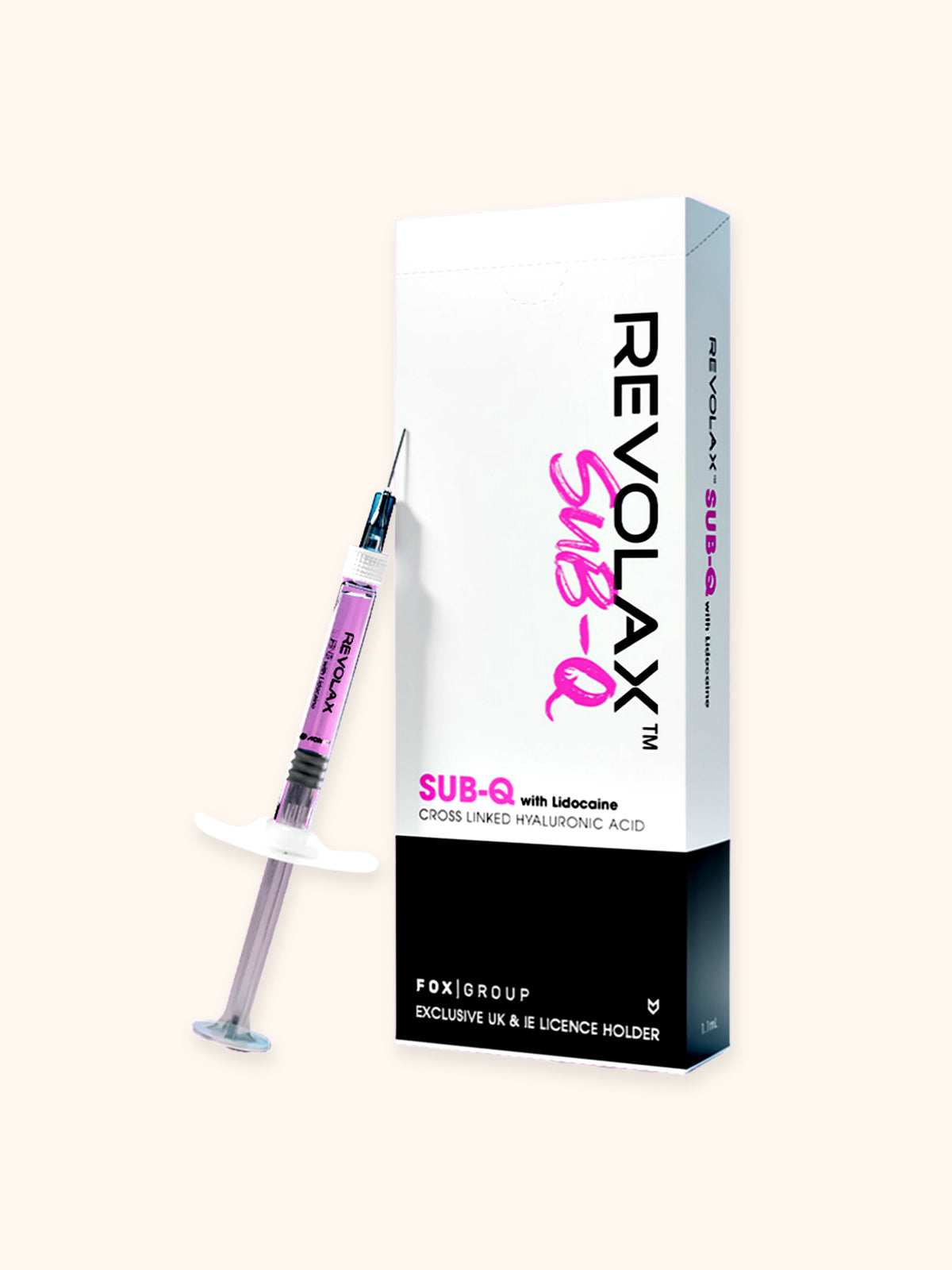 REVOLAX SUBQ UK Box Dermal Filler from SK Clinical Distributions